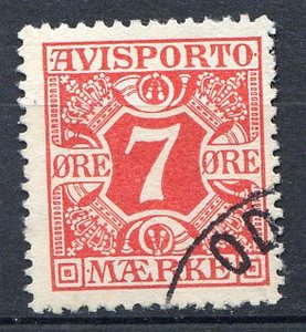 Ugeauktion 187 - Avisportomærker #69080