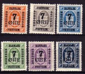 Ugeauktion 187 - AFA 160 - 166 #36008