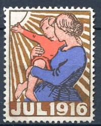 Ugeauktion 827 - DK. Julemærker. 1915 - 1920 #265024
