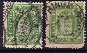 Ugeauktion 187 - Tjenestemrk. 4-7. #74106