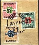 21058: AFA 95 + 96. Luksusstemplet afklip. AFA 1.080 kr.