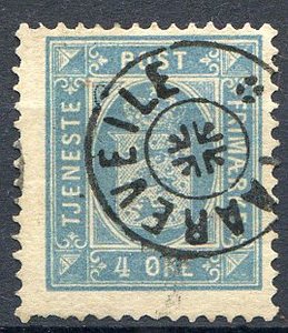 Ugeauktion 187 - Tjenestemrk. 4-7. #74088