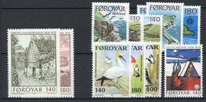 Ugeauktion 826 - Færøerne årssæt. 1976 - 1989 #250016