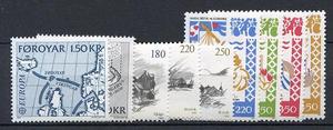 Ugeauktion 825 - Færøerne årssæt. 1976 - 1989 #250038