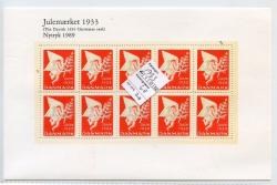 Ugeauktion 819 - Julemrk. Nytryksark. 1904 - 1960 #277082