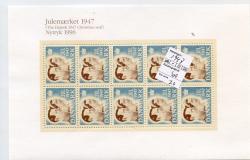 Ugeauktion 877 - Julemrk. Nytryksark. 1904 - 1960 #284110
