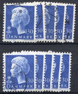 Ugeauktion 824 - Magrethe 1. Tp.Cq. 110 øre -130 øre #306052