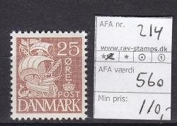 Ugeauktion 824 - AFA 209 - 215 #134012