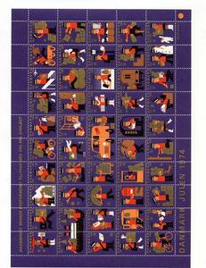 Ugeauktion 877 - Danske juleark. 1970 - 1979 #279018