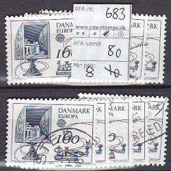 Ugeauktion 877 - Bundter AFA 680 - 689 #346028