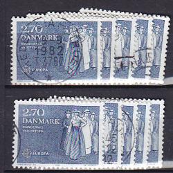 Ugeauktion 877 - Bundter AFA 740 - 750 #353038