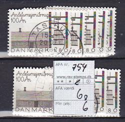 Ugeauktion 877 - Bundter AFA 751 - 775 #354010