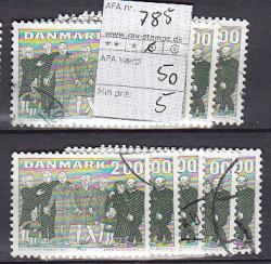 Ugeauktion 877 - Bundter AFA 780 - 789 #356050