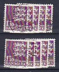 Ugeauktion 823 - Rigsvåbenbundter. 1- 3 kr. #293006