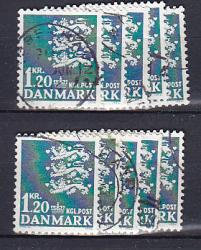 Ugeauktion 877 - Rigsvåbenbundter. 1- 3 kr. #303020