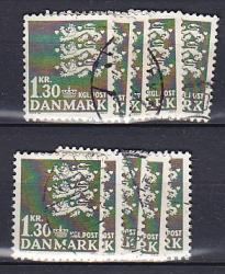 Ugeauktion 877 - Rigsvåbenbundter. 1- 3 kr. #303098