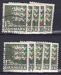 Ugeauktion 877 - Rigsvåbenbundter. 1- 3 kr. #303100