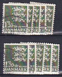 Ugeauktion 823 - Rigsvåbenbundter. 1- 3 kr. #293092