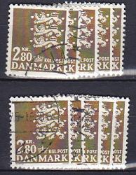 Ugeauktion 826 - Rigsvåbenbundter. 1- 3 kr. #295066