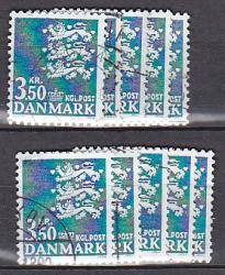 Ugeauktion 877 - Rigsvåbenbundter. 3,10 kr. - 4,70 kr. #304030