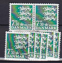 Ugeauktion 877 - Rigsvåbenbundter 5 - 9  kr. #305076