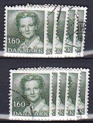 Ugeauktion 877 - Magrethe 2. bundter. Tp.Cr. 160 øre til 250 øre. #34010