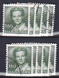 Ugeauktion 824 - Magrethe 2. bundter. Tp.Cr. 160 øre til 250 øre. #309010