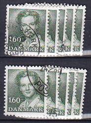 Ugeauktion 877 - Magrethe 2. bundter. Tp.Cr. 160 øre til 250 øre. #34012