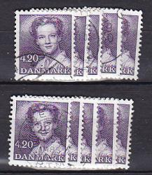 Ugeauktion 877 - Magrethe 2. Type.Cr. 350 øre til 475 øre #36054