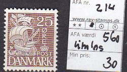 Ugeauktion 877 - AFA 209 - 215 #142010