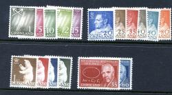 Ugeauktion 877 - Grønland. Årssæt. 1938 - 1980 #245028