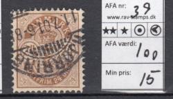 Ugeauktion 877 - AFA 37 - 39 #49074
