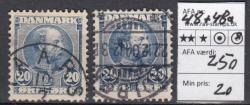 Ugeauktion 877 - AFA 47 - 48a #51020