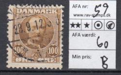 Ugeauktion 828 - AFA 57 - 59 #21020