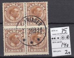 Ugeauktion 877 - AFA 75 - 76 #60006