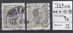 Ugeauktion 877 - AFA 129 - 130 #72010