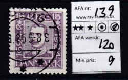 Ugeauktion 823 - AFA 136 - 139 #50088