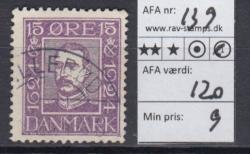 Ugeauktion 825 - AFA 136 - 139 #44090