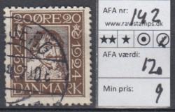 Ugeauktion 822 - AFA 140 - 143 #51056