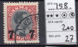 Ugeauktion 822 - AFA 157 - 159 #56032