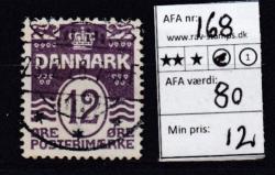 Ugeauktion 822 - AFA 167 - 168 #58038