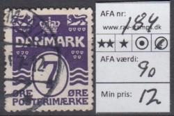 Ugeauktion 877 - AFA 181 - 185a #87030