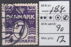 Ugeauktion 824 - AFA 181 - 185a #56030