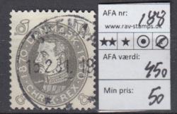 Ugeauktion 877 - AFA 186 - 189 #89052