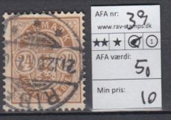 Ugeauktion 823 - AFA 37 - 39 #21072