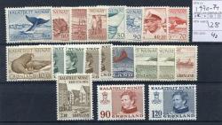 Ugeauktion 822 - Grønland. Årssæt. 1938 - 1980 #237028