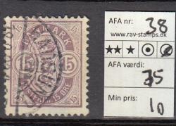 Ugeauktion 823 - AFA 37 - 39 #21106