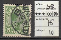 Ugeauktion 826 - AFA 68 - 70a #24006