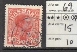 Ugeauktion 826 - AFA 68 - 70a #24024