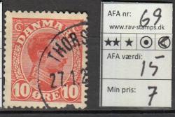 Ugeauktion 826 - AFA 68 - 70a #24030